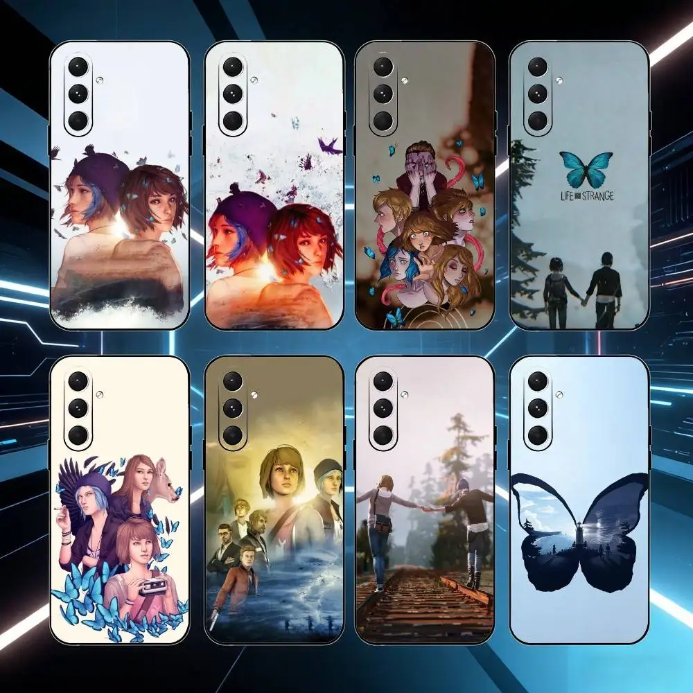 

L-Life is S-Strange-ES Phone Case For Samsung Galaxy A73,21,22,32,71,53,52,51,80,5G Soft Black Cover