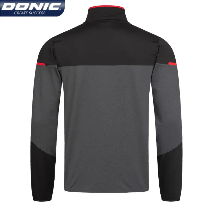 Autêntico donic tênis de mesa roupas terno das mulheres dos homens camisa esportiva treino correndo calças primavera outono ping pong conjunto