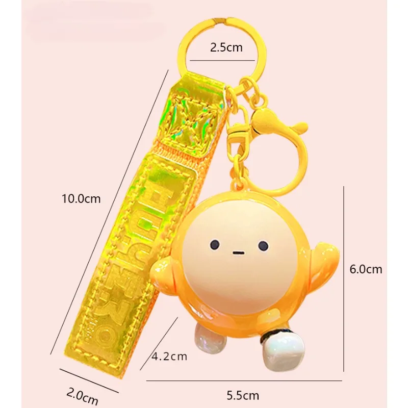 Kawaii Eggy Party Game Car Pendant Cute Eggy Toy Bag Decoration Pendant Ordinary Key Chain Birthday Gift Boys Girls Toys