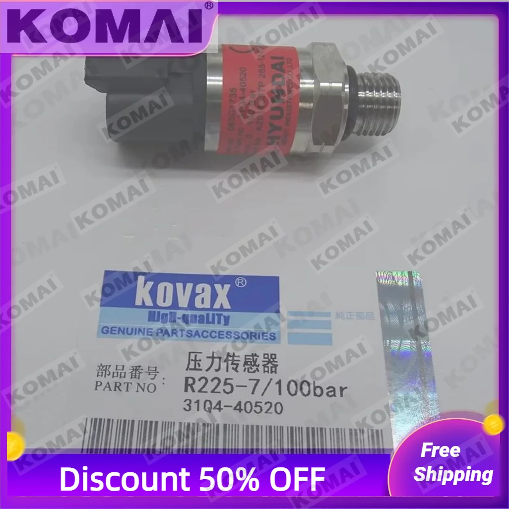

Pressure Sensor R225-7/100bar 31Q4-40520 Excavator Accessories High Pressure Sensor