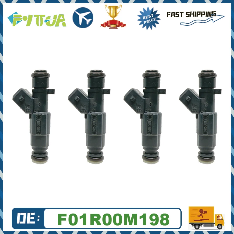 

4pcs High Performance Fuel injector F01R00M198 For Chang'an Auchan X70A 1.5L engine JL473QG Brand New