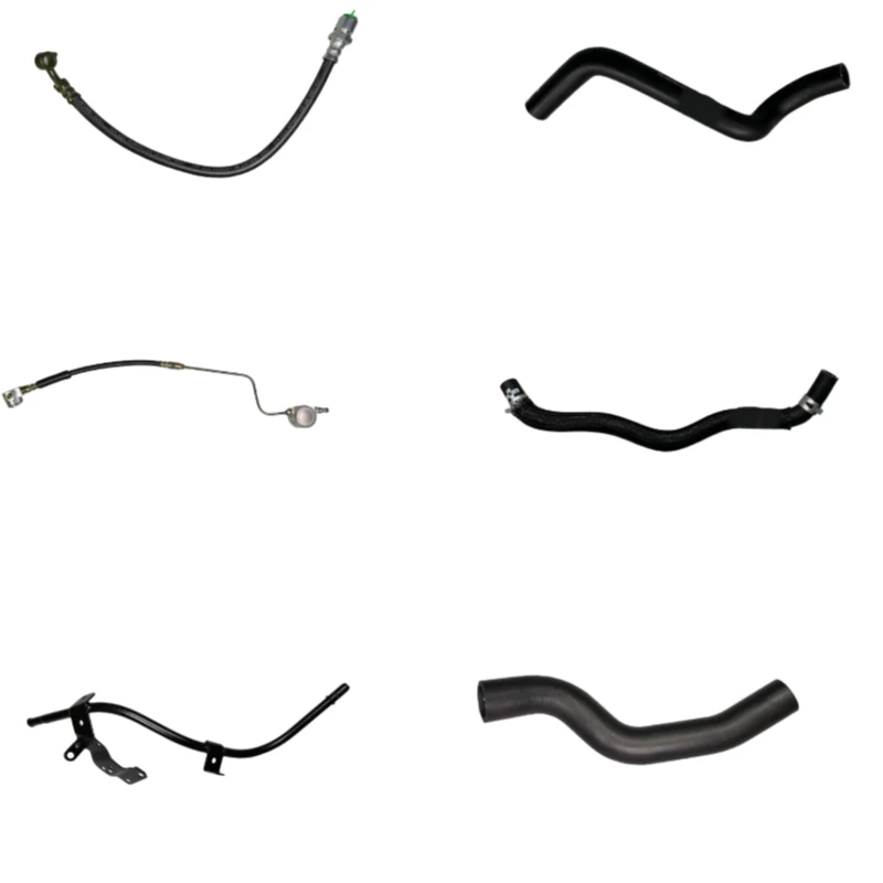 Rear brake hose assembly, clutch actuator cylinder tube, oil dipstick sleeve, radiator, balance tank outlet hose, radiator balan