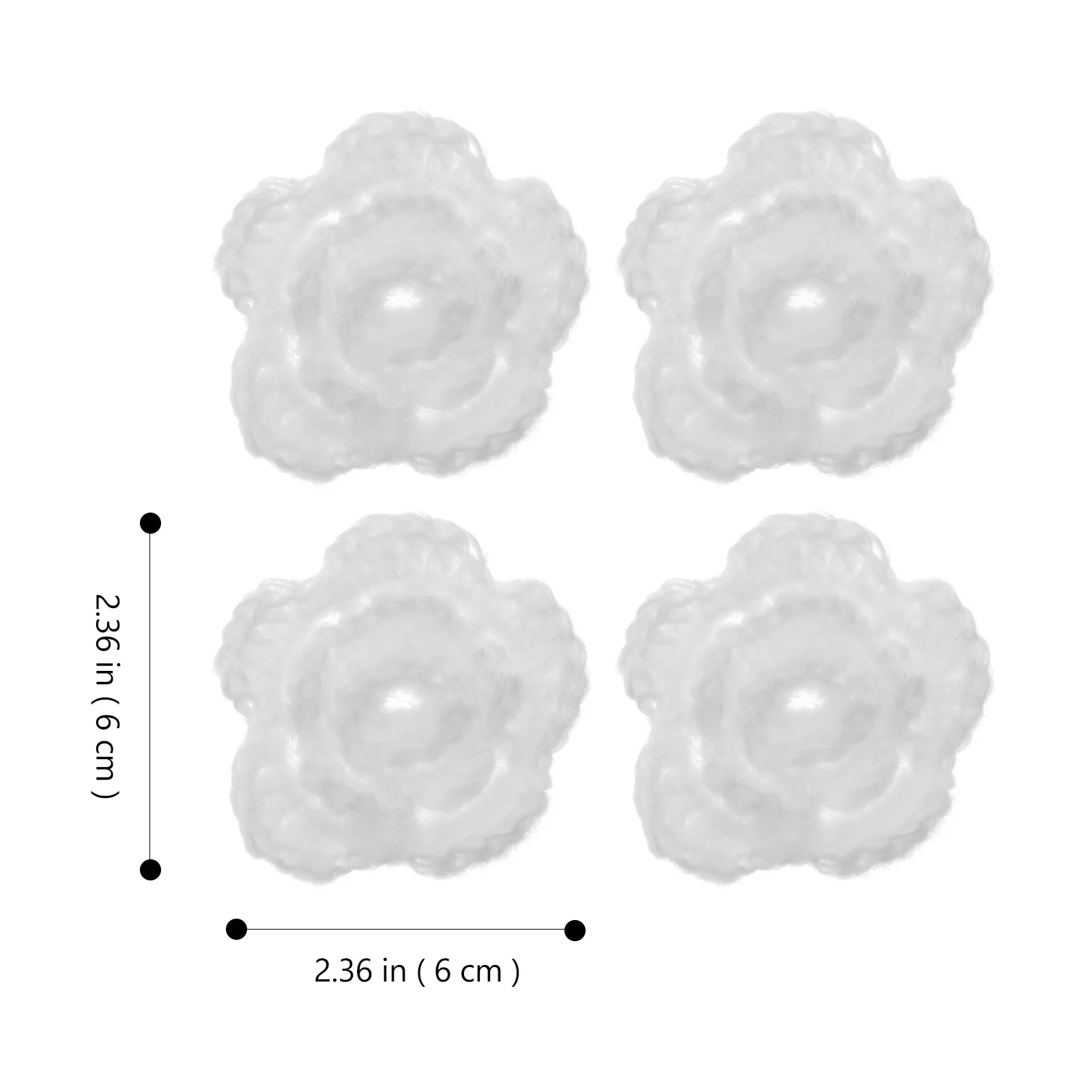 

12 шт. DIY вязаный крючком цветок шпилька аксессуары вязанные крючком цветочные украшения для головных уборов брошь ремесла изготовление аксессуаров