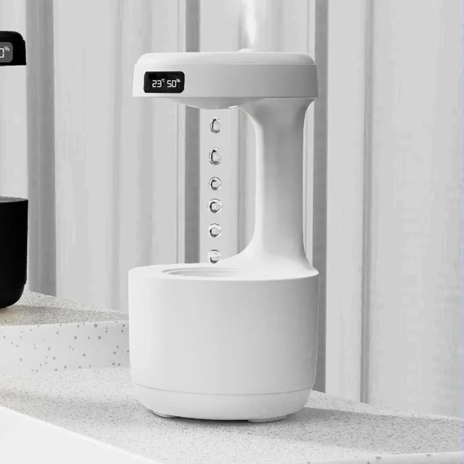 

Woodgrain Humidifier Diffuser AntiGravity Drops Reverse Flow Hollow