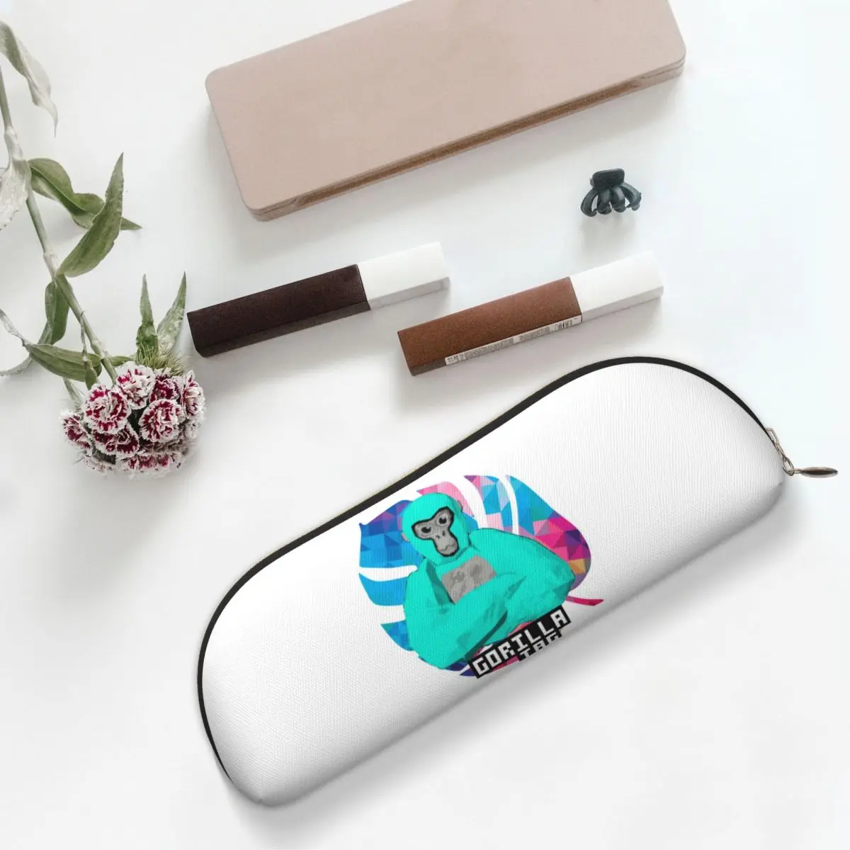 

Gorilla Tag Color Leaf Pencil Case Pencil Pouch Storage Stationery Supplies Large Storage Pen Box Pencil Bag for Studen Gifts