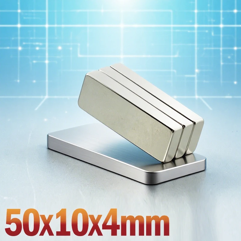 

Square Block 50x10x4mm Magnet 2/10/50/100pcs 50*10*4mm Accessory for Kitchen Office Garage Tool Science Refrigerator Fridge