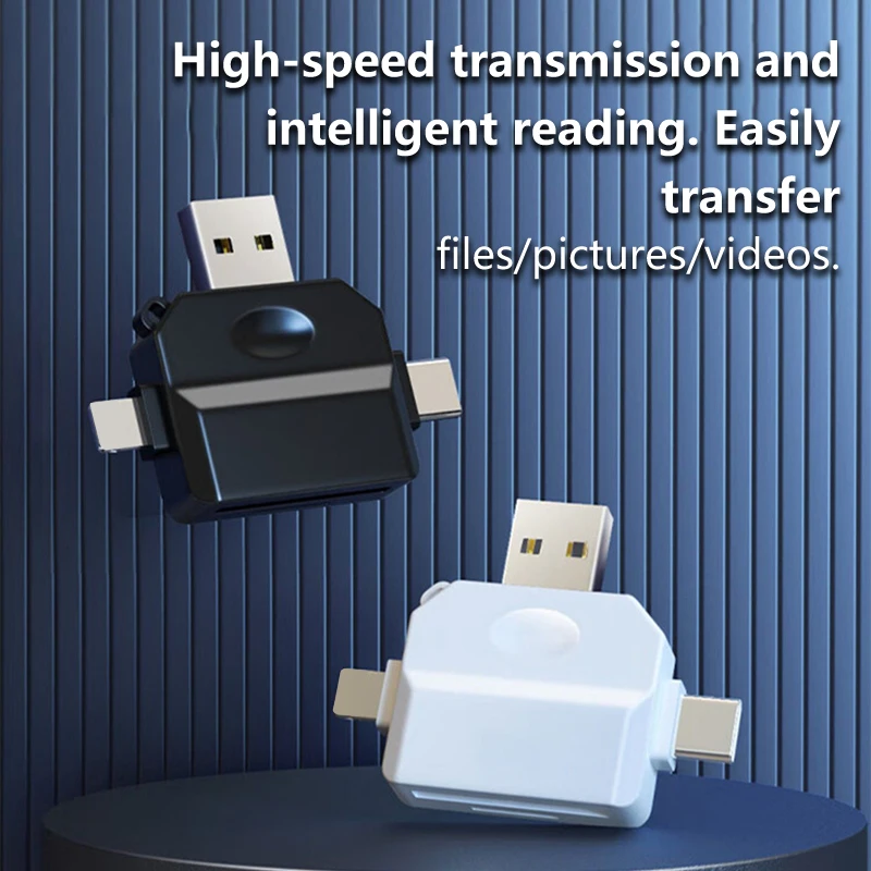3-in-1 Card Reader High-Speed USB 3.0 Adapter For SD/TF Camera Fast Card Reader Computer And Mobile Card Reader SDU Adapter