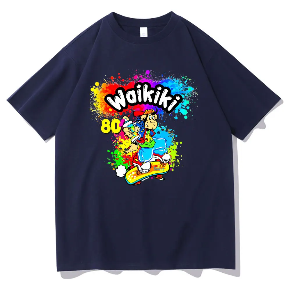 Love Graffiti Lc Waikiki Monkey T-shirt Funny Cartoon Monkey Print Tshirt Men Women Fashion Oversized T Shirts Male Cotton Tees