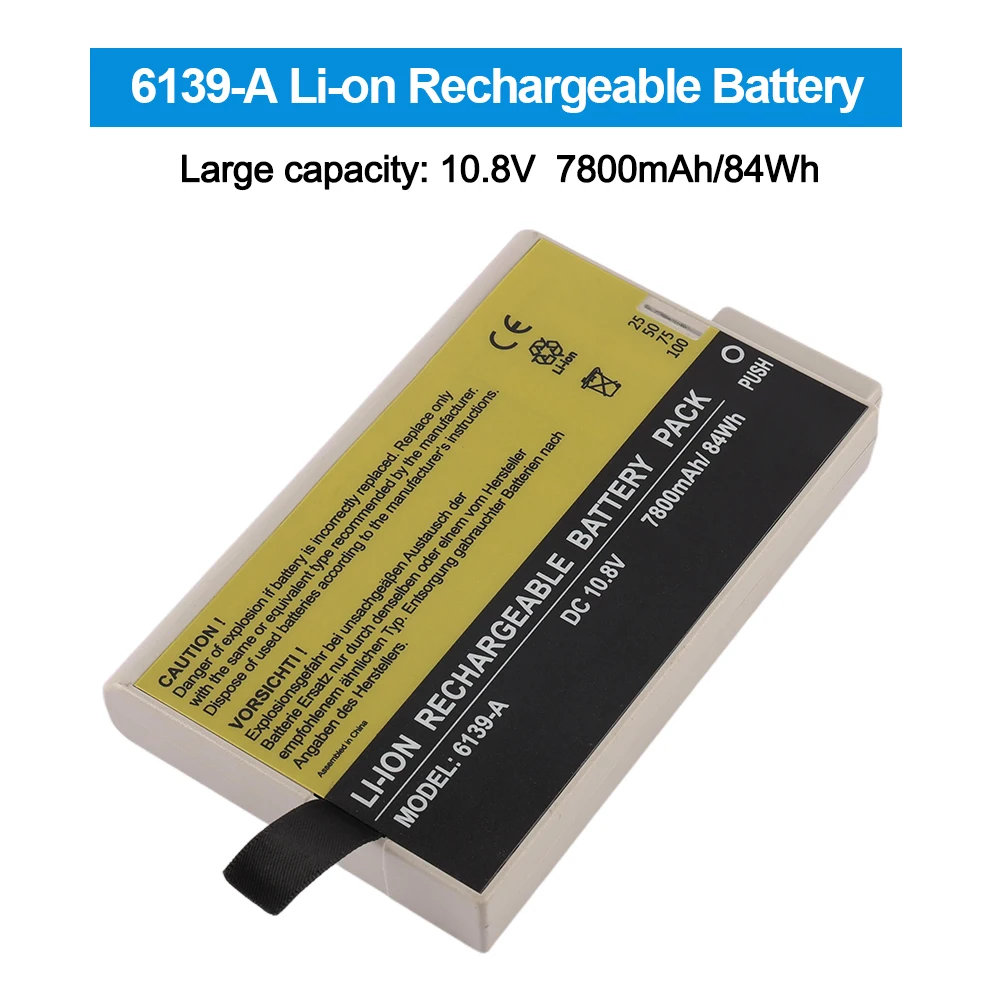 KingSener 6139-A Replacement Battery For Philips Avalon MP Series MX Series ICU Patient Monitor 10.8V 84Wh