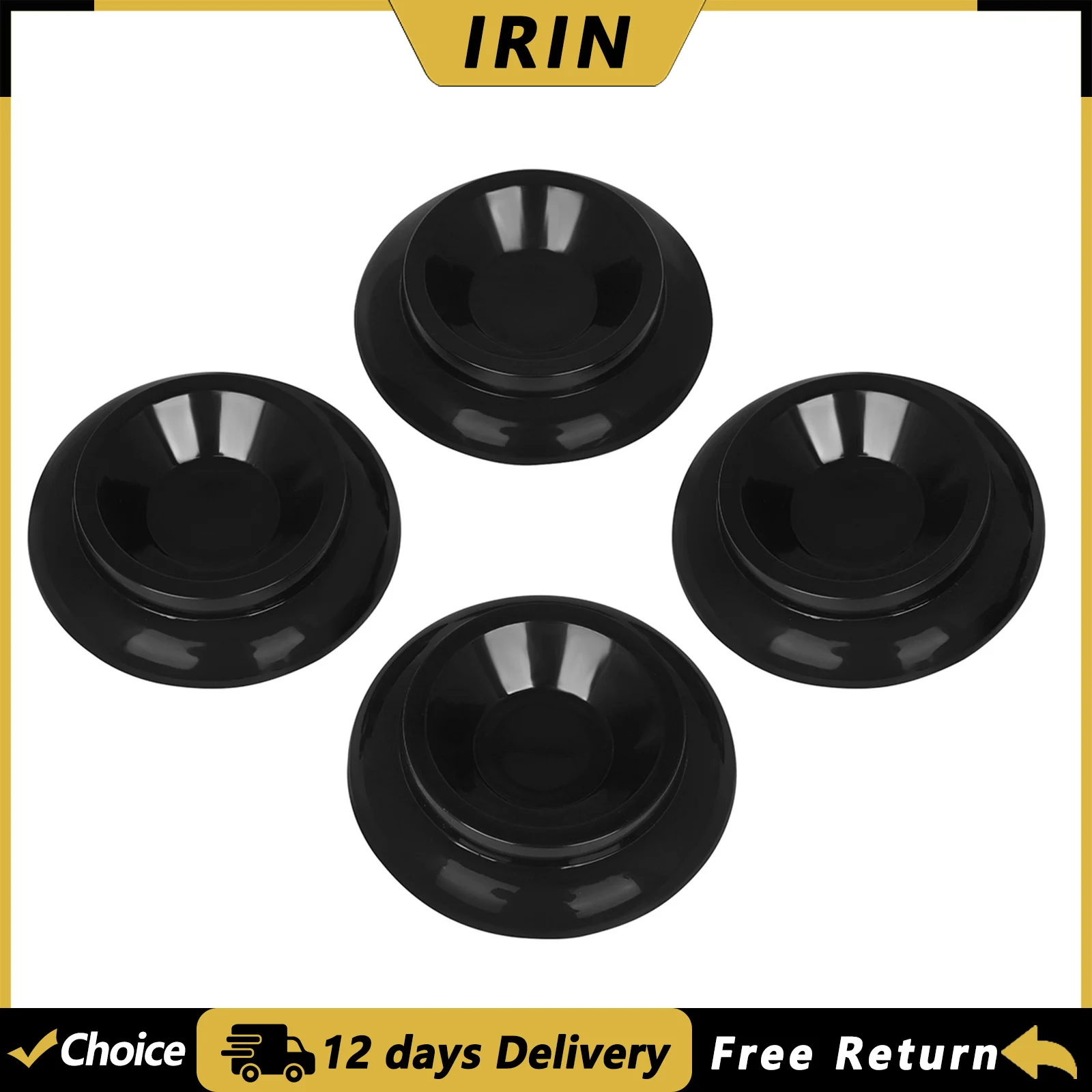 IRIN 4 Pcs Piano Footrests Anti-Slip Mat Protective Flooring ABS Soundproofing Noise Reduction Keyboard Instrument Accessories