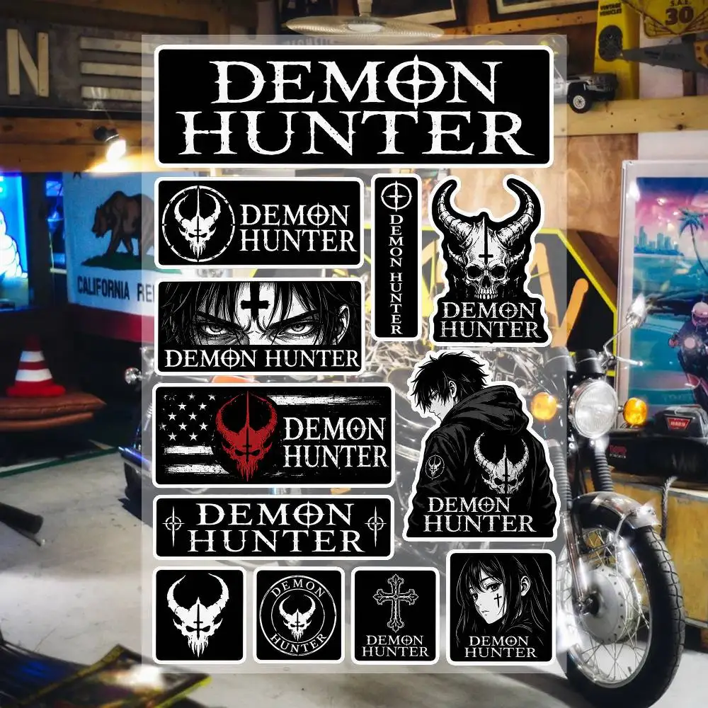 Demon Hunter Aesthetic Graffiti Stickers Waterproof PVC Decals for Car Motorcycle Skateboard Helmet Notebook