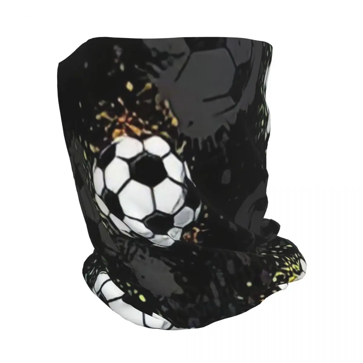 Football Graffiti Pattern Bandana Neck Gaiter Wrap Mask Scarf Multifunction Cycling Scarf Beanies Hat for Men Women Adult Winter