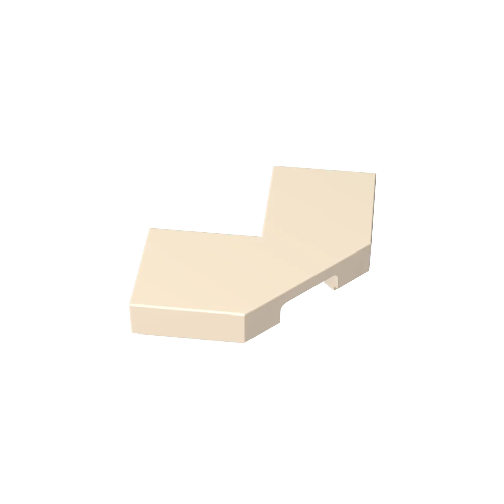 Gobricks Bricks Assembles  GDS-1044 Parts Tile, Modified Facet 2 x 2  compatible with lego 27263 Building Blocks