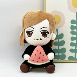 Anime Jujutsu Kaisen Kugisaki Nobara Plush Dolls Cute Watermelon Sitting Taito Plush Game Enthusiasts Collect Gifts