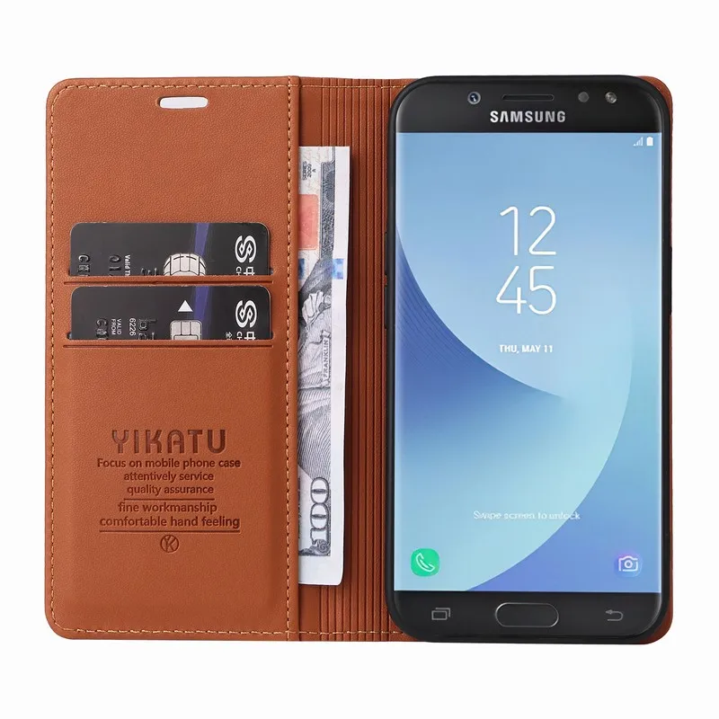 Case For Samsung J5 2017 J530 J510 Leather Wallet Magnetic Attraction Flip Cover For Samsung Galaxy J5 2016 J530