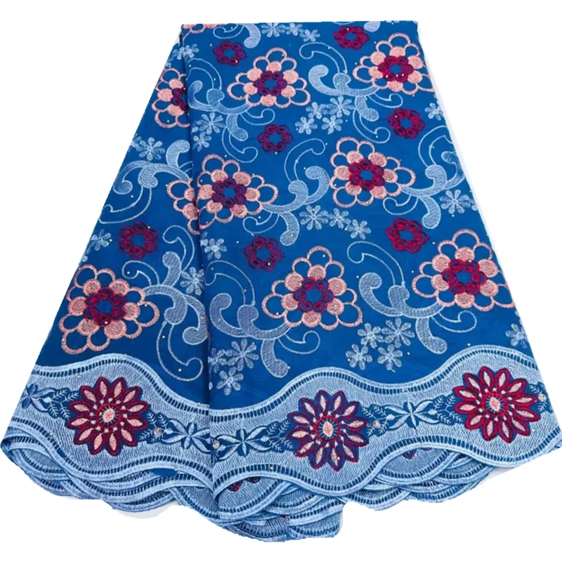 

Swiss Voile Lace In Switzerland With Stones African Nigerian Lace Fabric High Quality French Cotton Lace Fabric F37D218