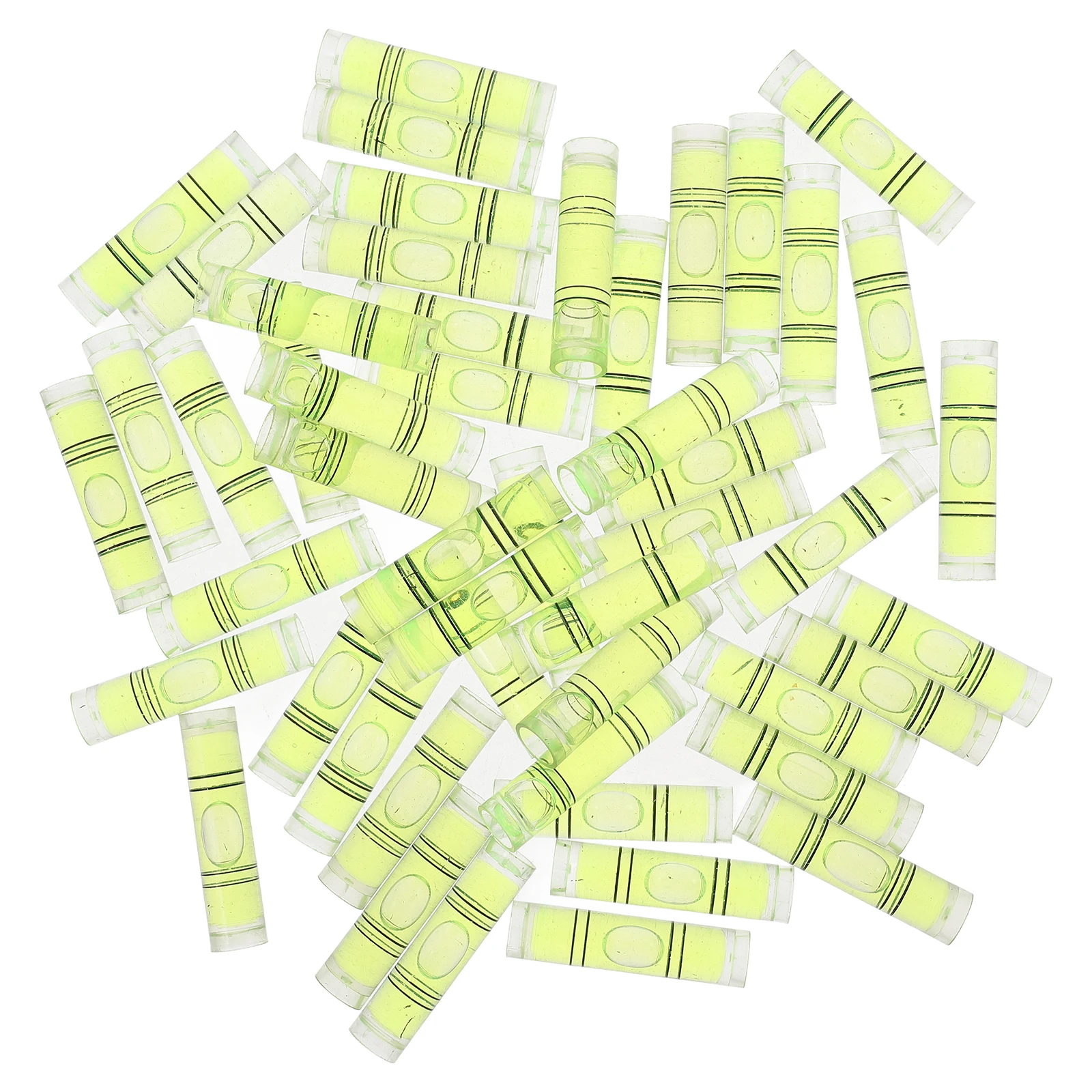 50pcs Mini Leveling Ruler Premium Material Reliable Craftsmanship Bubble Spirit Levelling Instrument Round Accessories