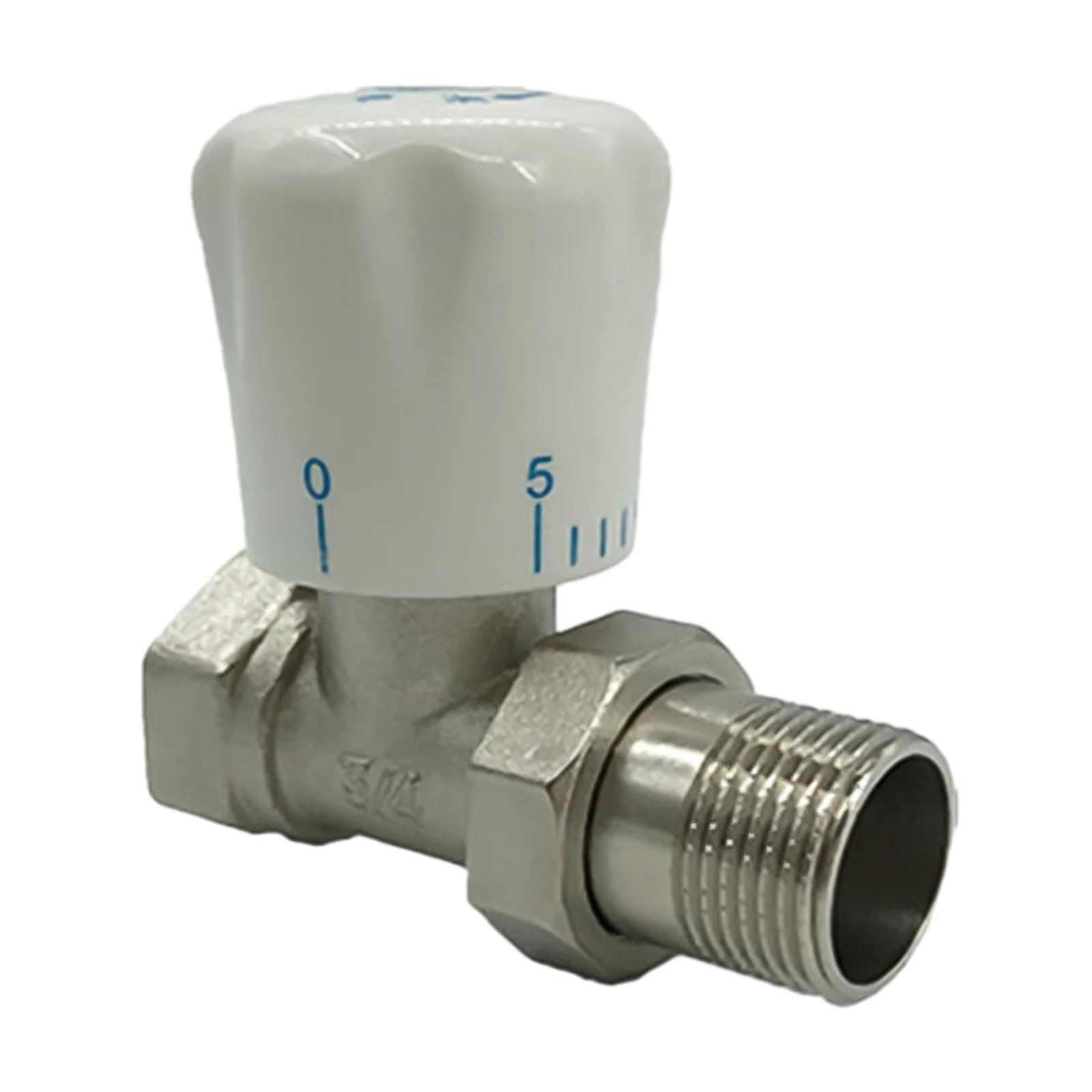 Thermostatic Radiator Valve 15mm x 34 with Integrated Sensor and Temperature Protection for Energy Efficient Home Heating