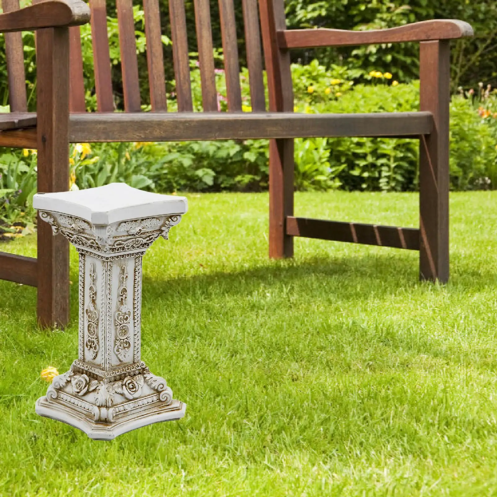 

Roman Pillar Statue Resin Decorative Creative Photo Prop Gift Figurine Roman
