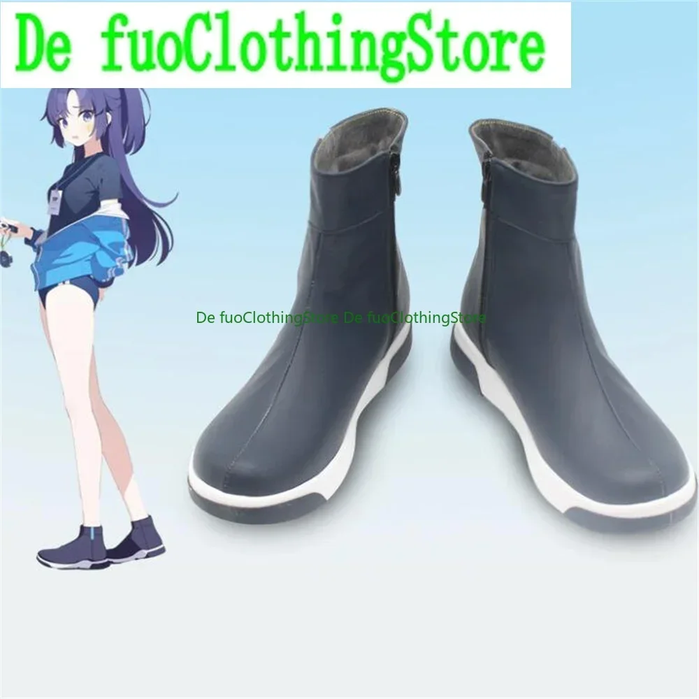 

Hayase Yuka Blue Archive Обувь для косплея Сапоги Игра Аниме Вечеринка Хэллоуин Рождество DefuoClothing Магазин обуви