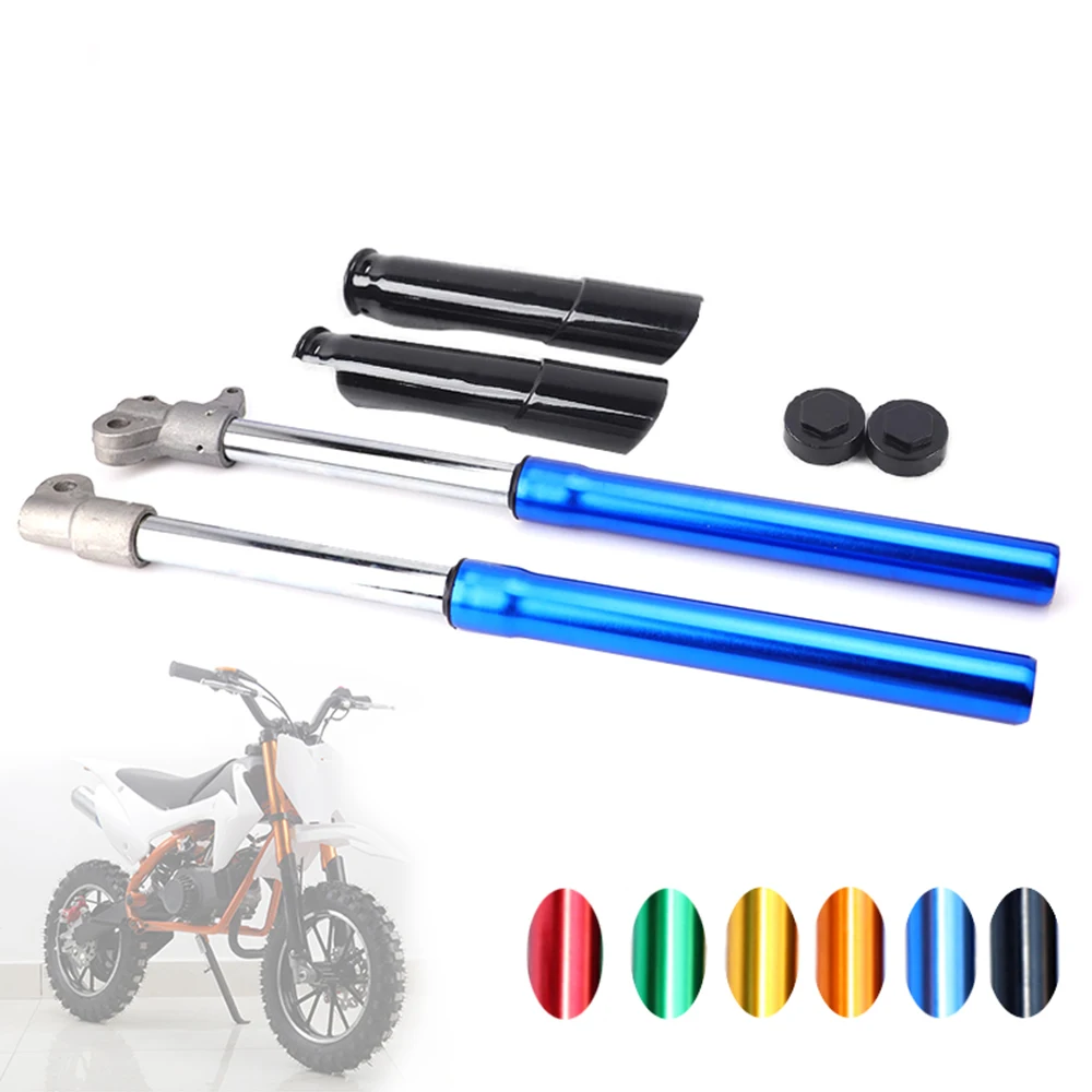 

Мотоциклетный амортизатор передней вилки 550 мм, перевернутый амортизатор для 47cc 49cc, 2-тактный мини-мото карманный грязевой пит-байк, часть для мотокросса