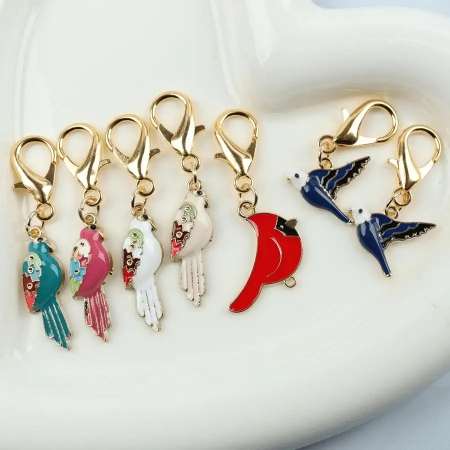 1/5/10/20/50/100pcs Cute Animal Bird Keychain Set, Fashionable and Fun Bag Accessories, Ideal Gift for Family and Friends Gather