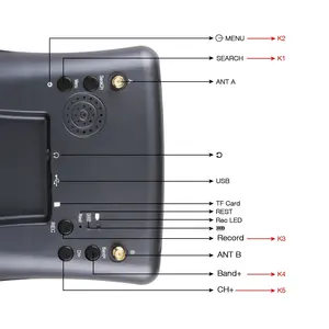 008d 5.8g 40CH 4.3 inch 800*480 HEADSET HD Video DVR Diversity FPV Glasses with Battery for EV800D RC Model RC FPV Drone 8 Main Sales Glasses FPV - №3