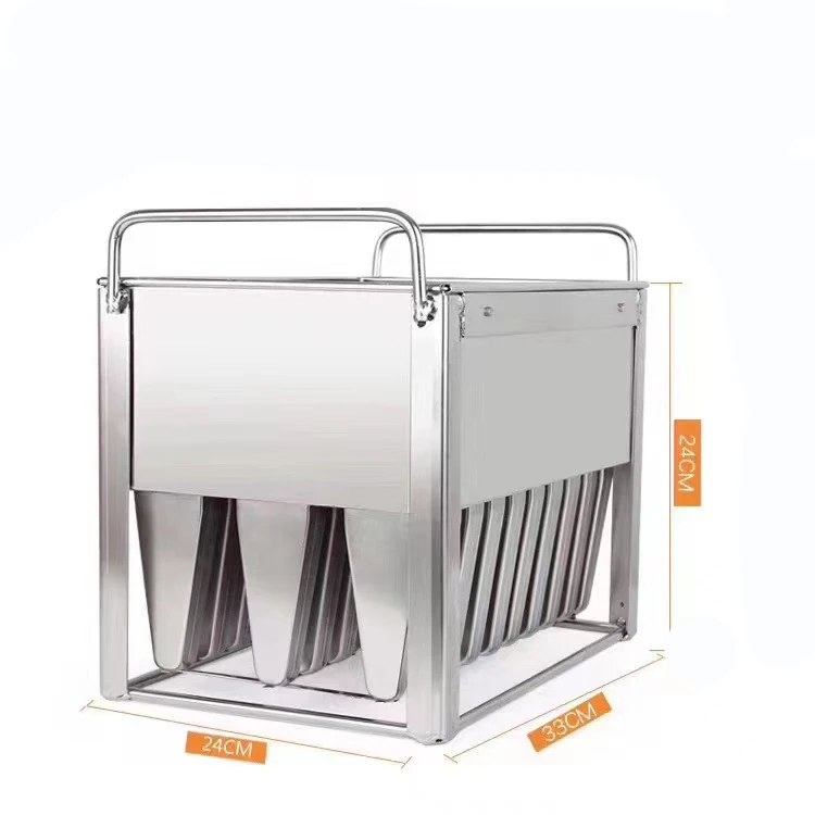 Steel Ice Cream Molds with Holder Lolly Popsicle Freezer Ice Cream Makers Mold Sheet Metal Fabrication Product