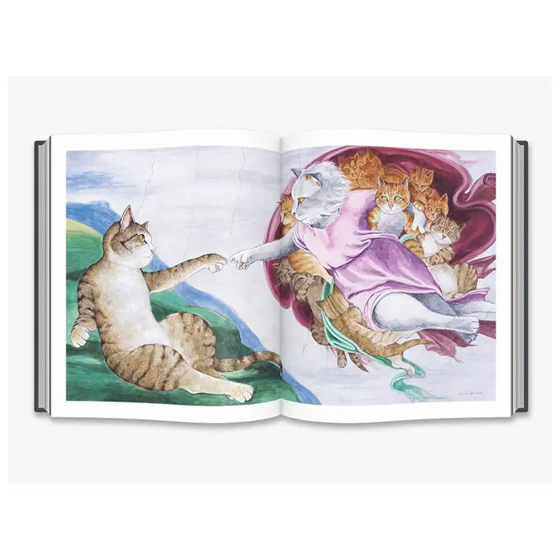 Cats Galore: Cats in Art Works Fun Painting English Version Art Book
