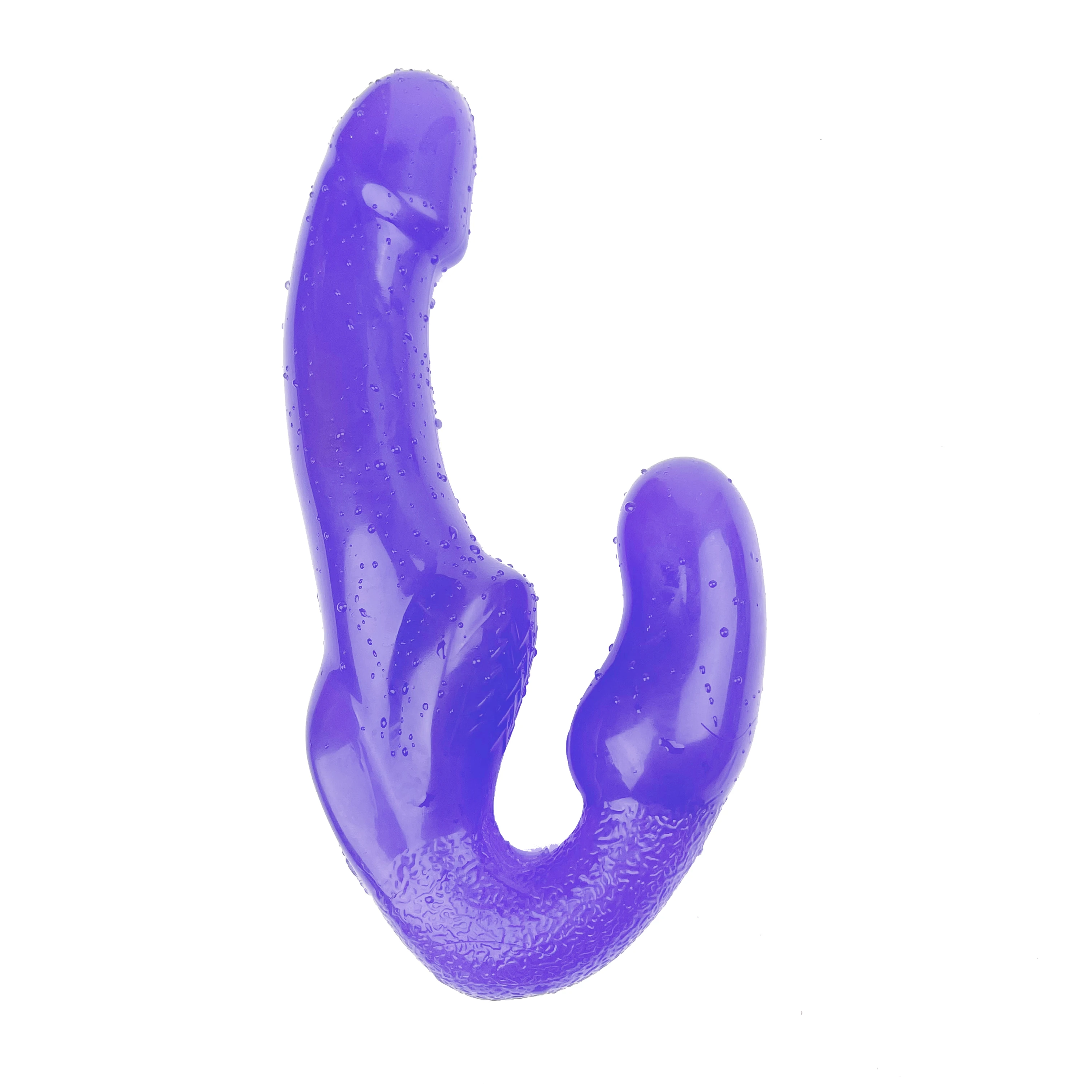 G Spot Strapless Strapon Anal Prostate Massager Dildo Female Double Vibrating Adult Sex Toys for Women Couple No Vibrator