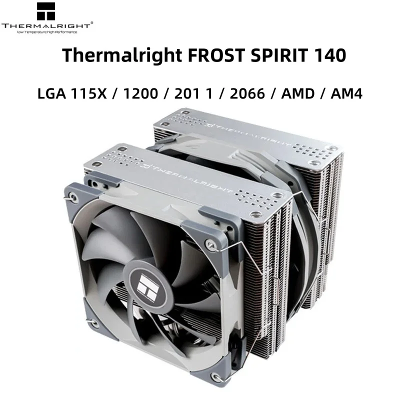 Thermal right fs140 CPU-Kühler mit 140mm PWM Silent Dual Fan Computer Kühlung 4-polige RGB für Intel 115x1200 2011 2066 am4