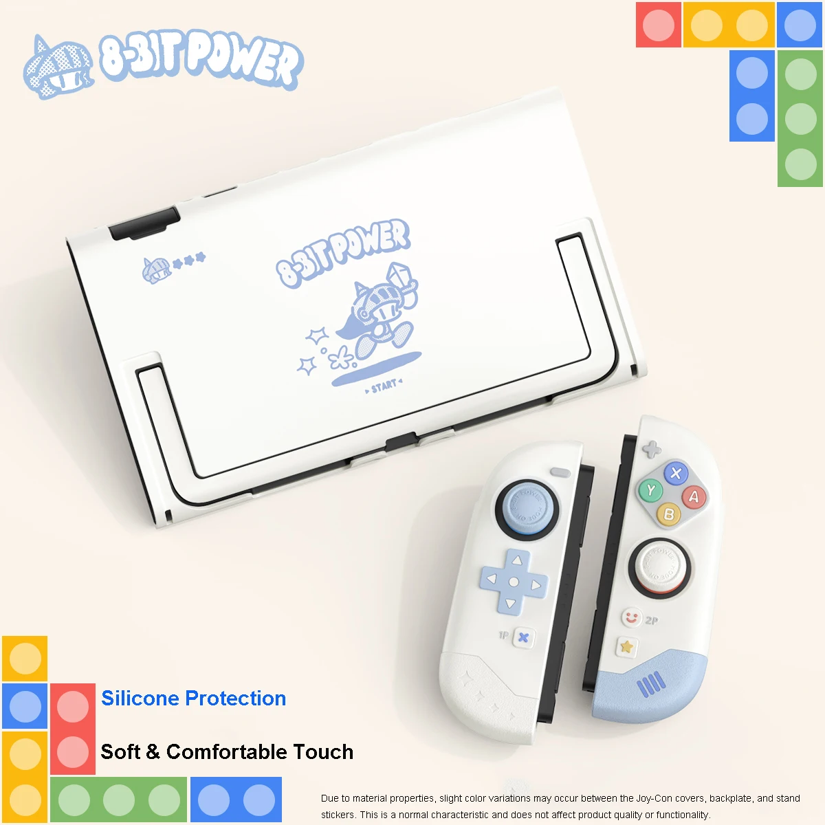 Little Knight Protective Case Carring Bag for Switch 2 - 8-Bit Power Pixel Adventure Detachable Shell with Silicone Joycon Cover