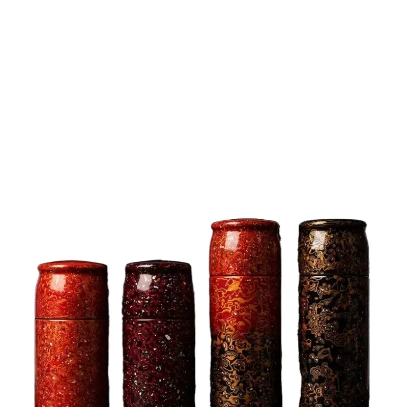 

Pure titanium magnetic cup double-layer vacuum long-term thermal insulation portable tea brewing thermos cup
