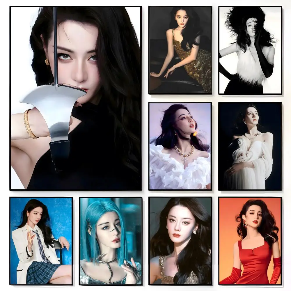 Chinese Beautiful Popular Versatile Actress D-Dilraba Dilmurat Poster American Film Mural Home Childrens Room Wall Decor Print