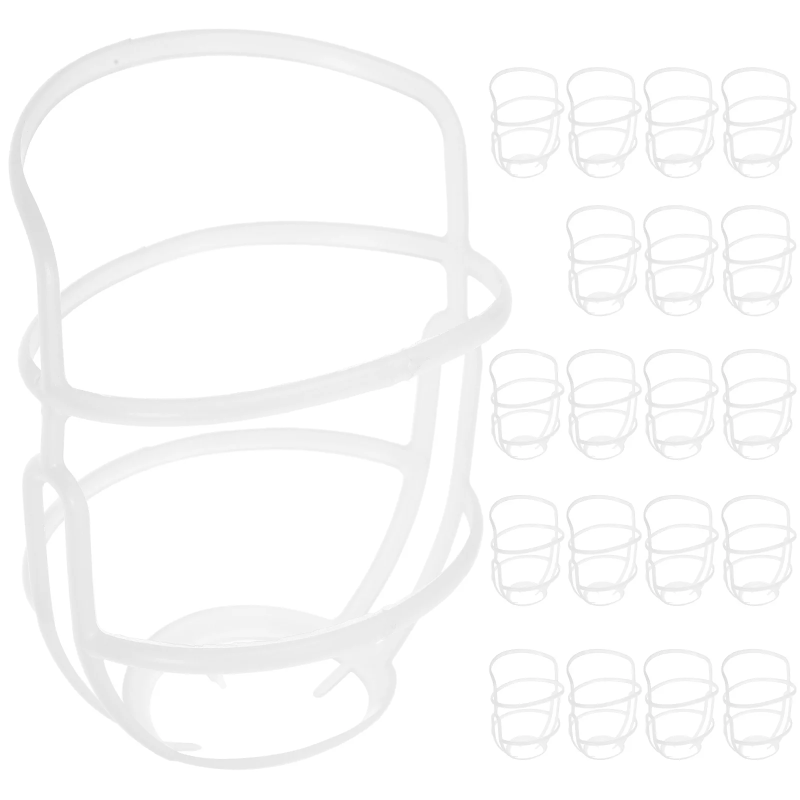 

20Pcs Saline Bottle Storage Nets Heavy Duty Plastic Infusion Bottle Holder for Clinic Hospital Reusable Drip Stand Accessories