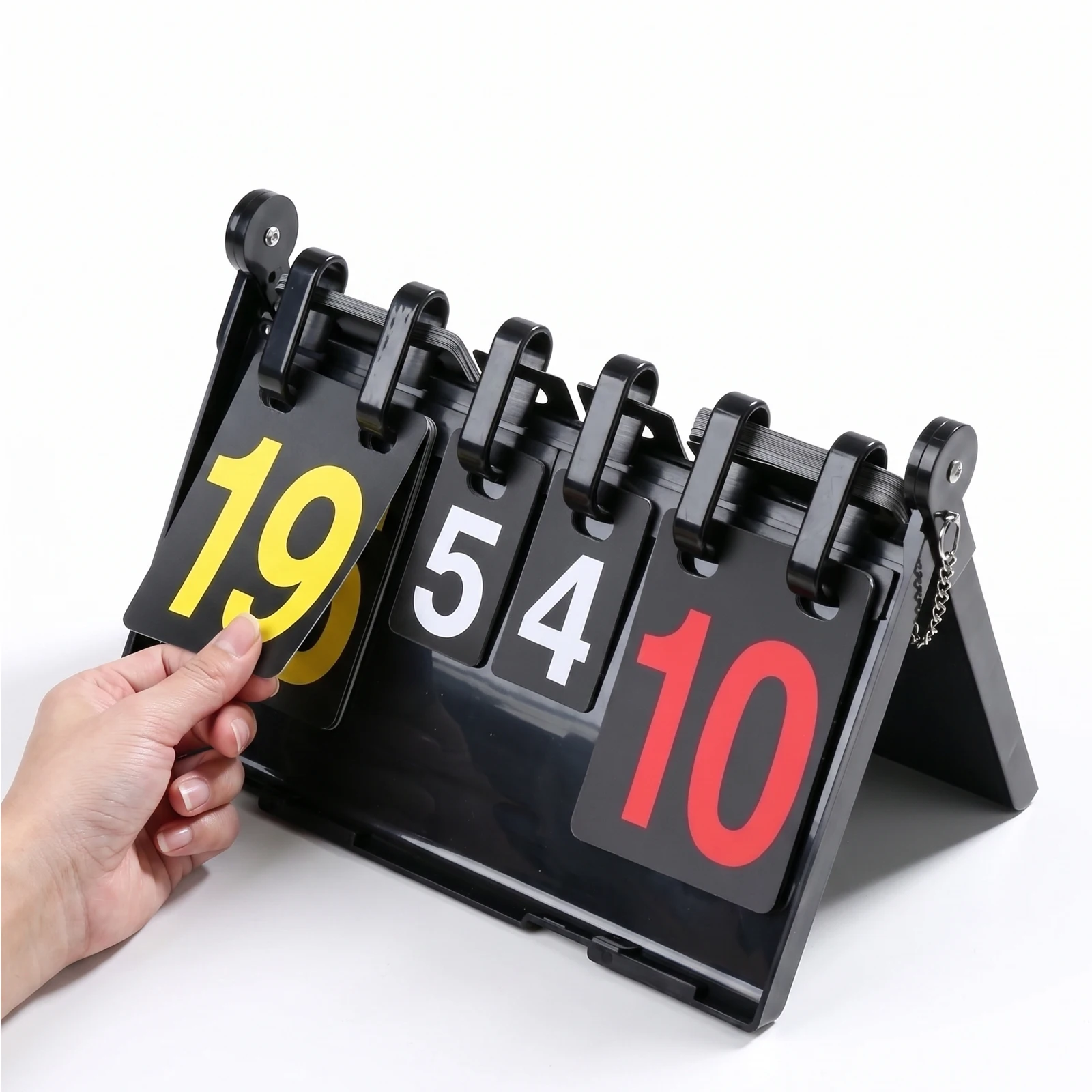 Convenient Folding Scoreboard Waterproof Score Flipper with Large Numbers for Volleyball Ping Pong Cornhole Baseball Games