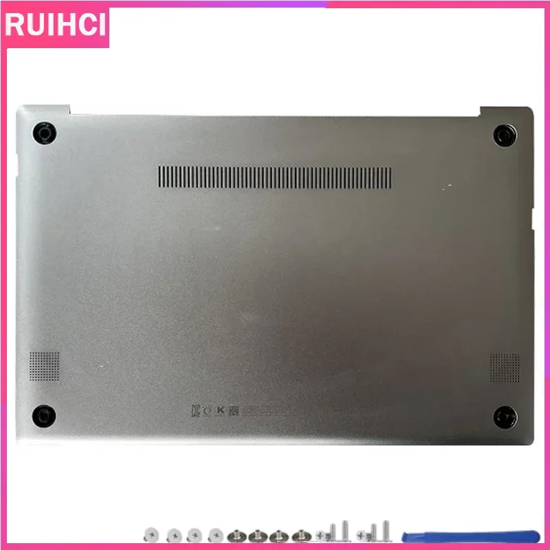 Per NT730XBE NP730XBE NUOVO LCD Del Computer Portatile Della Copertura Posteriore/Palmrest/Custodia Inferiore/Cerniere Laptop Top Screen Della Copertura Posteriore Borsette Argento