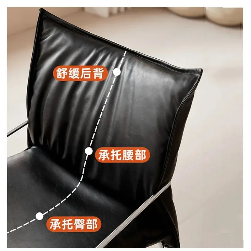 Elegant French-Inspired Light Luxury Soft Bag Dining Chair for Home Study, Makeup, and Leisure Use