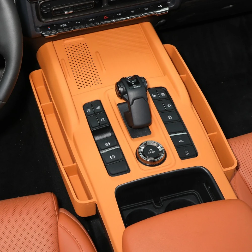 

Car Central Control Storage Box Silica gel Water Cup Mobile Phone Holder For GWM HAVAL H9 MKII 2024 2025 2026 Car Accessories