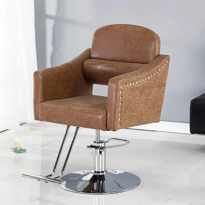 

Модное парикмахерское кресло в скандинавском современном стиле, классическое парикмахерское кресло класса люкс, мебель для салонов красоты