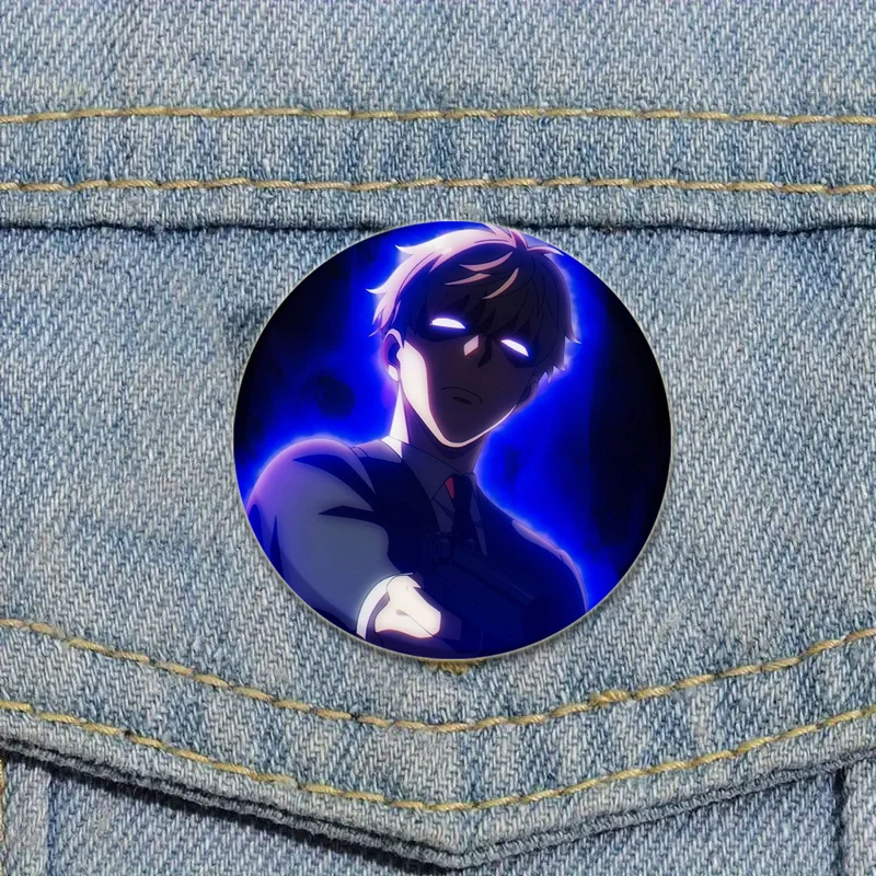 SPY×FAMILY Brooche Round Enamel Pin for Backpacks Decorative Cartoon Badge Fashion Jewelry Accessories Fans Gift Loid Forger