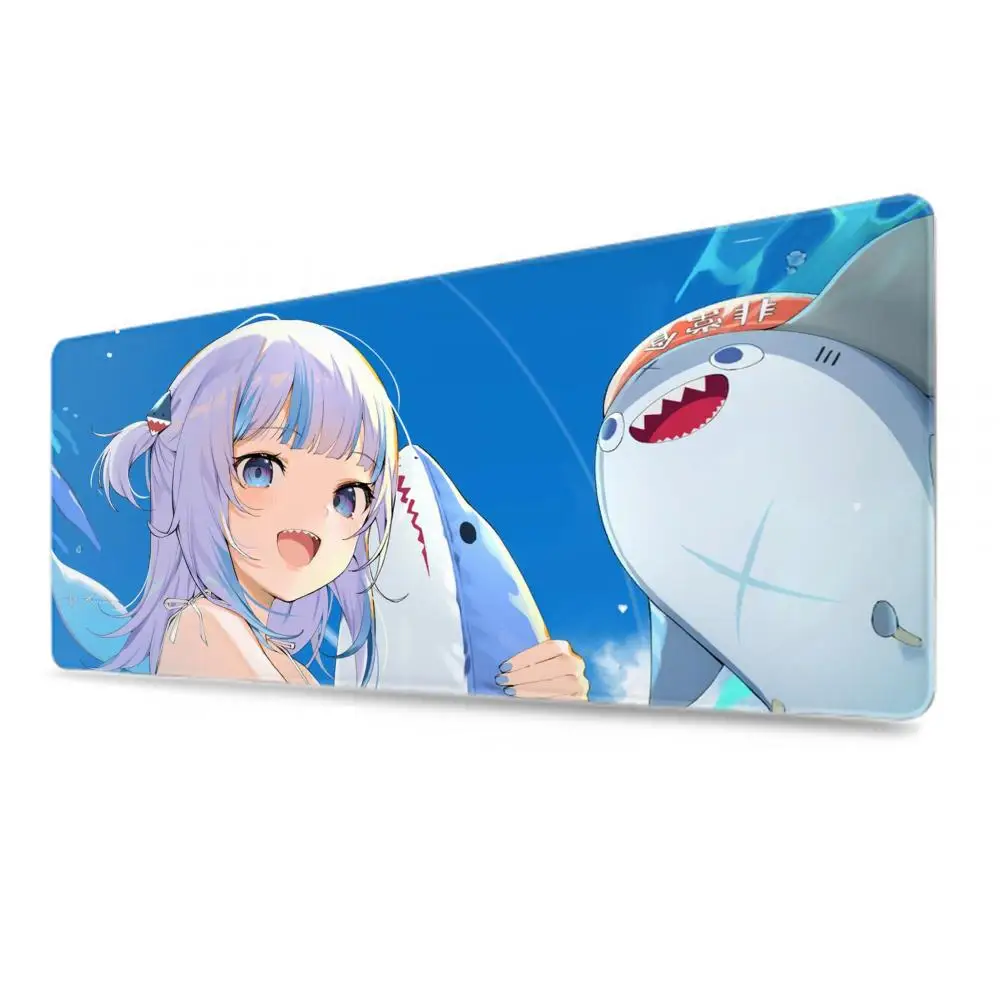 Gawr Gura Hololive Anime Mädchen Mauspad Mauspad Gaming Mouse pad Geschwindigkeit Schreibtisch matte Laptop Gaming Matten für Büro Teppich Schreibtisch Zugang