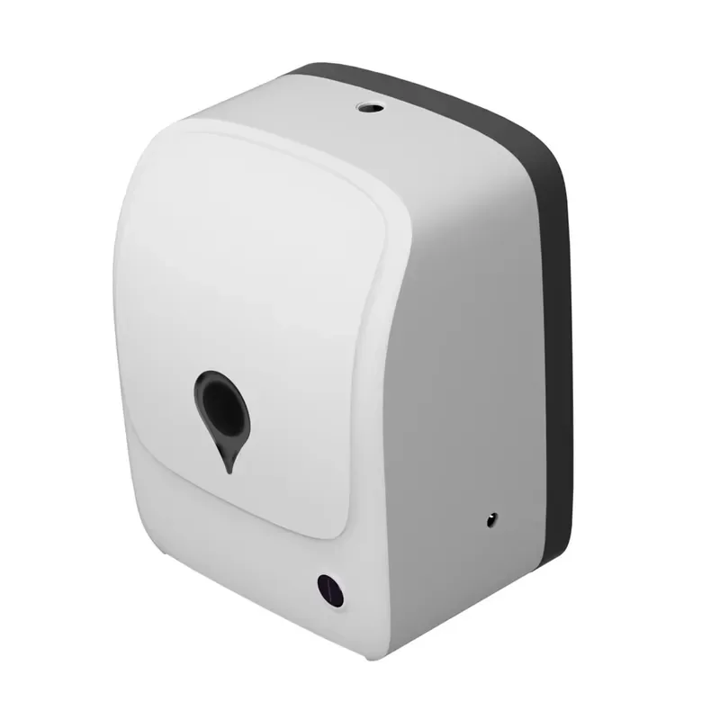 Automatic Touch Free Tissue Dispenser Wall Mounted Black ABS Plastic Electric Kitchen Paper Holder Hands Free Sanitary Box