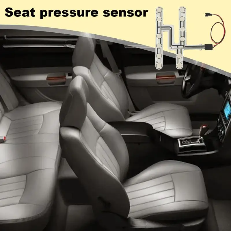 Sensore di pressione del seggiolino auto Sensore di pressione della cintura di sicurezza per auto universale per automobili Promemoria Accessorio di guida per l'occupazione del sedile