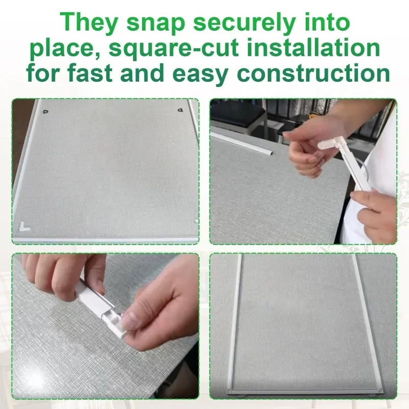 Screen Frame Plastic Corner Key For Window Screen Repair Window Hardware Replacement For Window L Shaped 90-degree Joint Kit