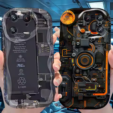 Circuit Board Case for Xiaomi Mi 15 14T 13 Lite 12 Pro 12S 12X 11i 5G POCO X7 X6 X5 X4 GT X3 NFC F6 F5 F3 M6 Plus Silicone Cover