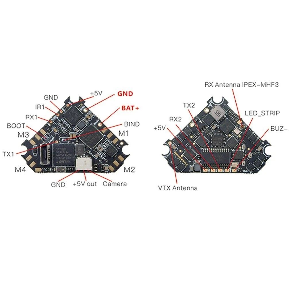 Happymodel Diamond F4 1s Moblite6 Moblite7 Flight controller ELRS SPI RX Frsky SPI RX For FPV Tinywhoop RC Drone Moblite7