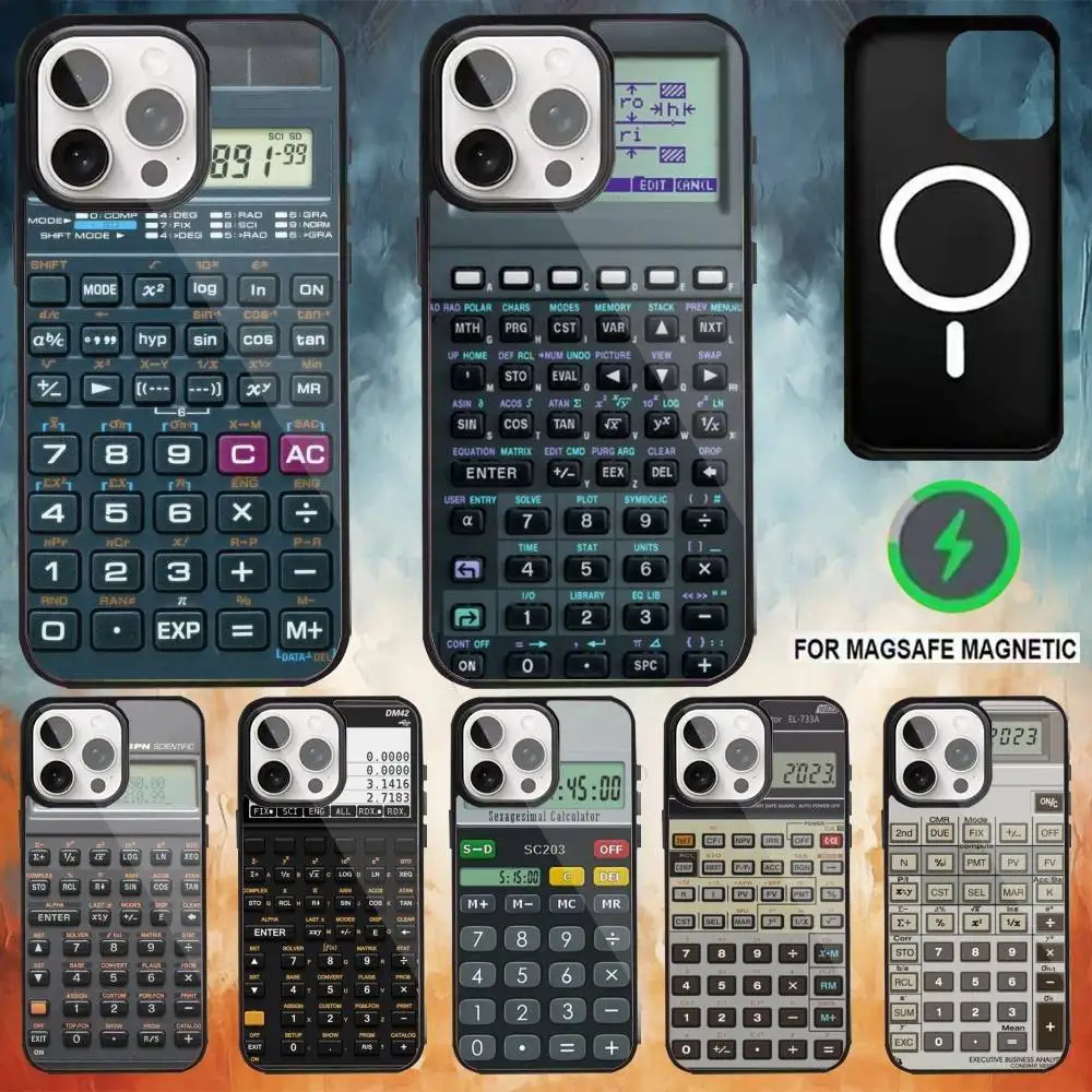 

Funny Stylish C-Calculator Phone Case For iPhone 17,16,15,14,13,12,Plus,Pro,Max For Magsafe Magnetic Wireless Charge