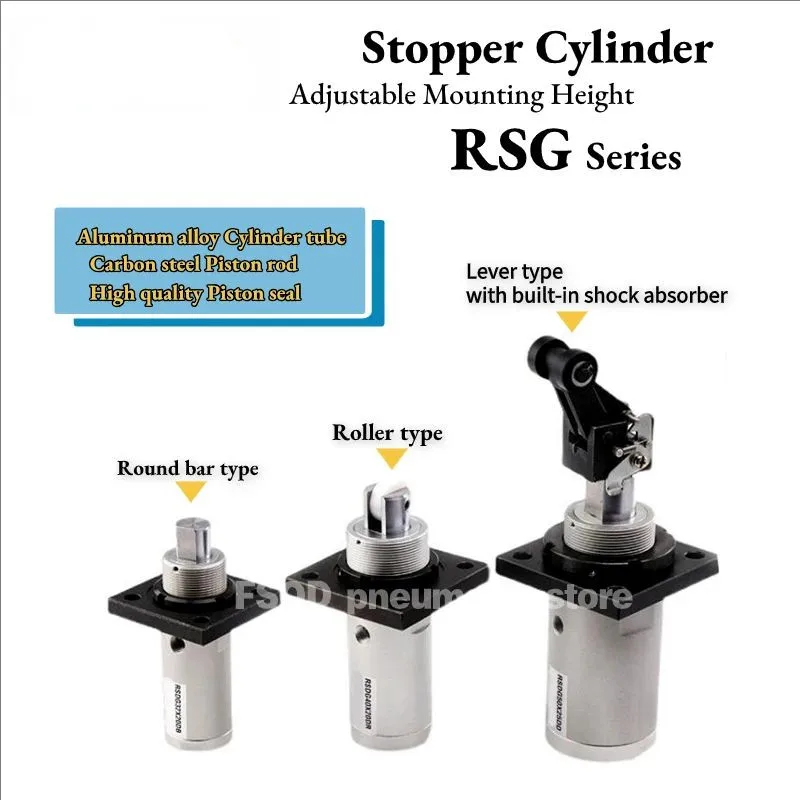 

RSDG40 RSDG50-20D 25D 30D 20B 25B 30B 20T 25T 30T DK DL DB DC DD DE BK BR BL BB BC BD BE TK TR TL TB TC TD Stopper Cylinder RSG