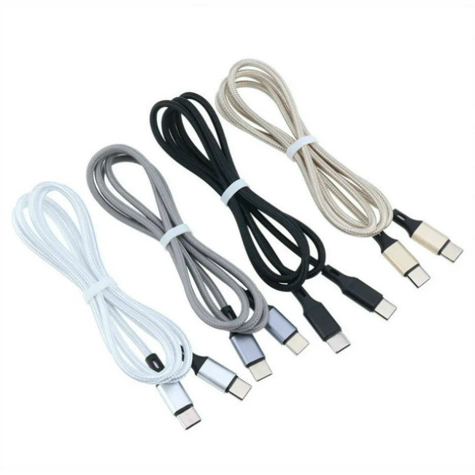 

500pcs/lot USB Type C to USB-C Cable 2A PD Fast Charge Charging Type-c Wire Cord for Samsung Huawei Xiaomi Redmi Note 10 Pro